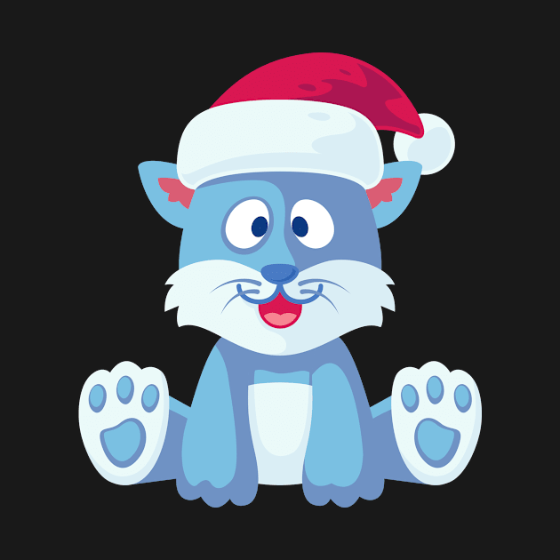 Christmas cute cat by andytruong