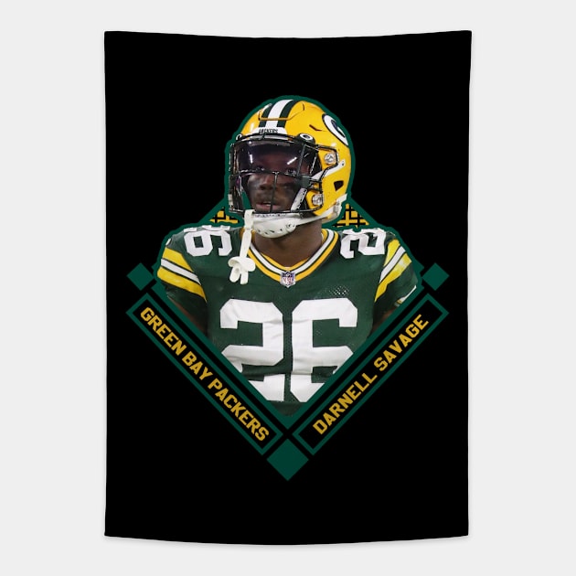 Darnell Savage Diamond Style Tapestry by hackercyberattackactivity