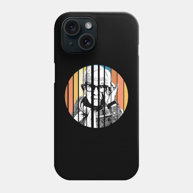 Leslie Jordan-Retro sun Phone Case by Ecsa