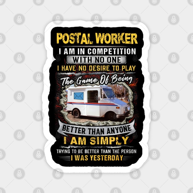 Postal Worker Magnet by janayeanderson48214