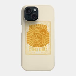 SUNSET CURVE BAND TSHIRT #4 Phone Case