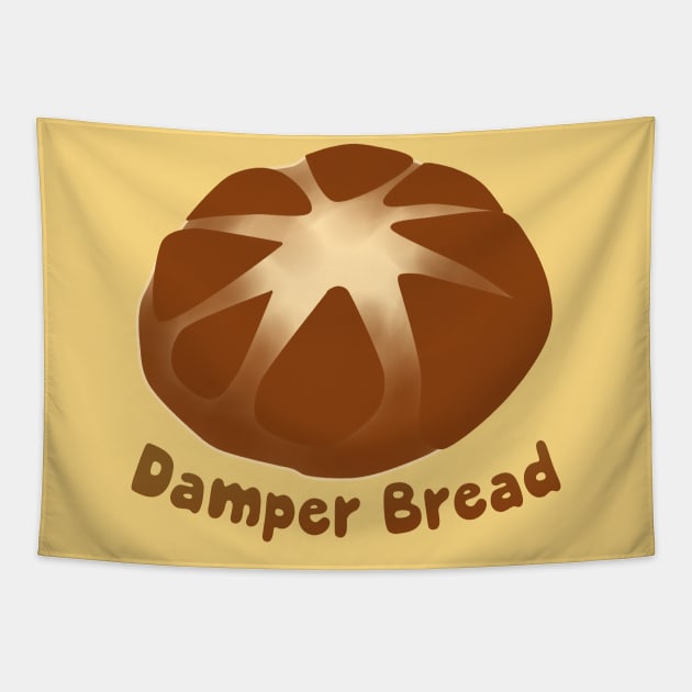 Aussie's Damper Bread by Creampie Tapestry by CreamPie