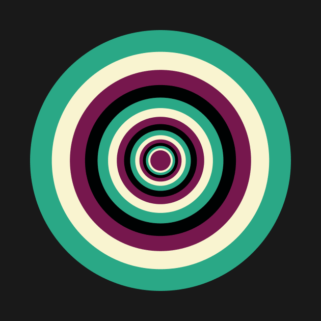Concentric Pop Target by n23tees