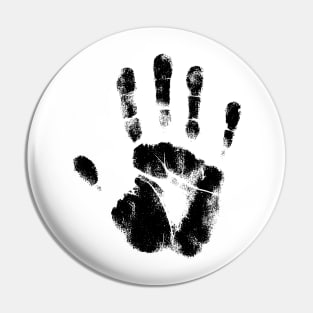 Hand print Pin