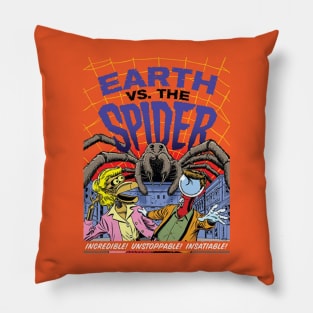 MST3K Mystery Science Promotional Artwork - Earth vs the Spider Pillow