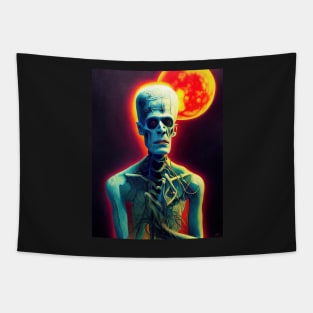 Frankenstein Hallowe T-Shirt Tapestry