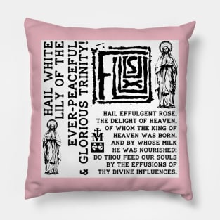 Hail Mary, Queen of Heaven! Pillow