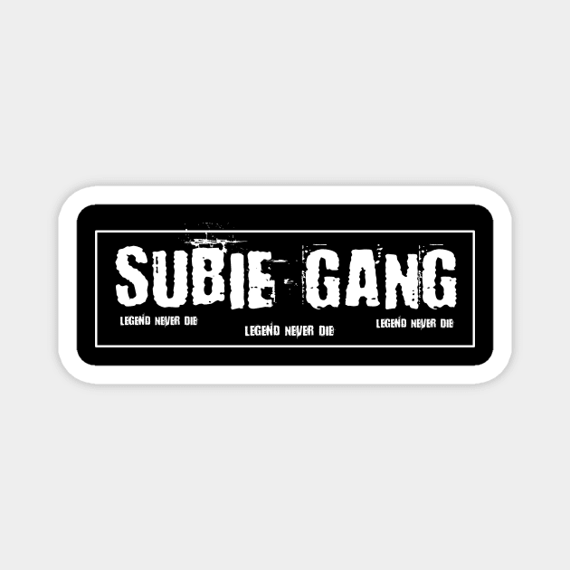 Subie gang vintage Magnet by Simple trend