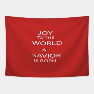 JOY TO THE WORLD A SAVIOR IS BORN Tapestry