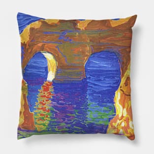 Sandy rocks. Algarve. Pillow