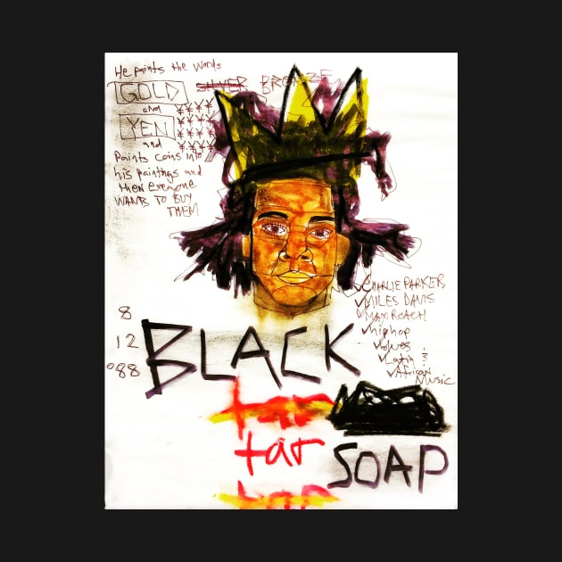 BLACK TAR SOAP by Basquiat