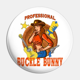 Professional Buckle Bunny Pin