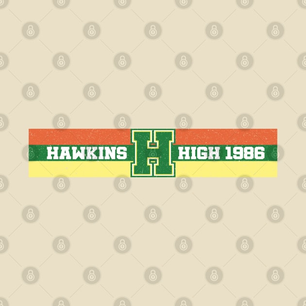 80s - Hawkins High School 1986 by Design By Leo