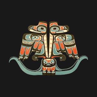 Thunderbird Northwest Native American Indian Haida Tribe Art T-Shirt