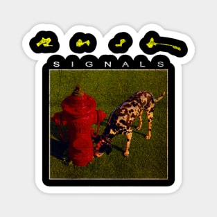 Rush Band Signals Distressed Magnet