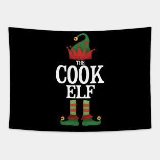 Cook Elf Matching Family Group Christmas Party Pajamas Tapestry