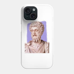 Roman Emperor Marcus Aurelius illustration Phone Case