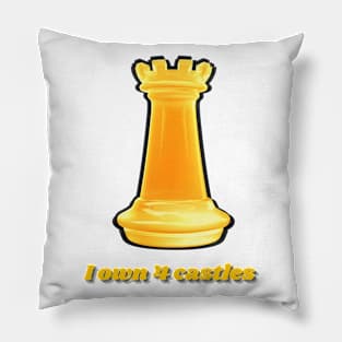 I own 4 gold castles Pillow