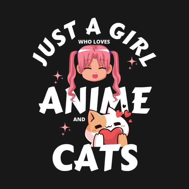 Just a girl who loves anime and cats by AllPrintsAndArt