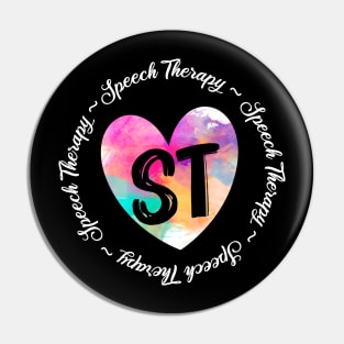 Speech Therapy Pin