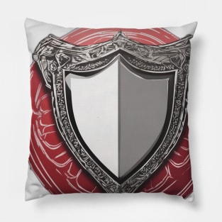 Shield Ruby Red Shadow Silhouette Anime Style Collection No. 280 Pillow