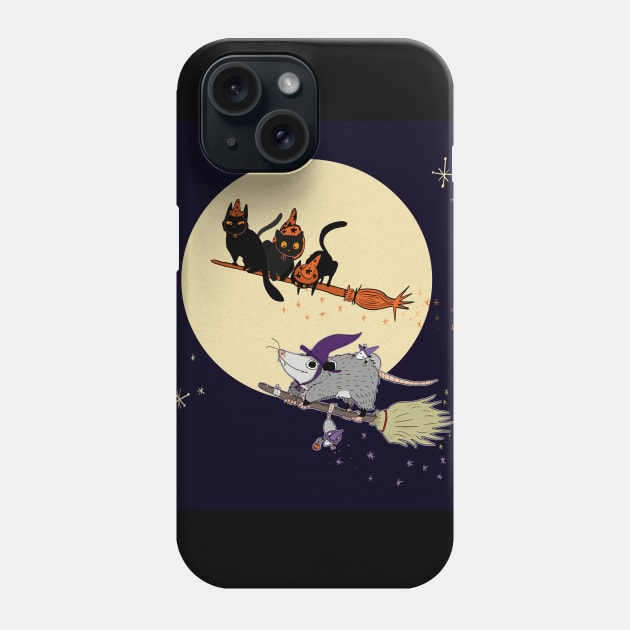 Witches' Familiar? Phone Case by Hillopurkki