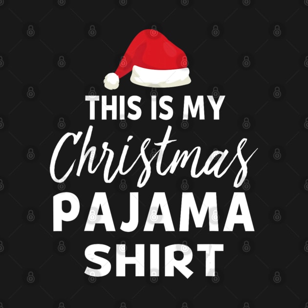 This Is My Christmas Pajama Santa Xmas Holiday Party by Mitsue Kersting