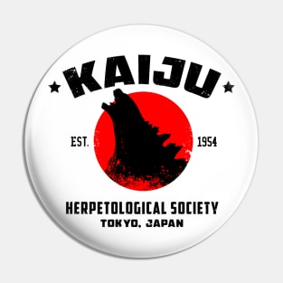 Kaiju Lepidopterist Society (Light Print) Pin