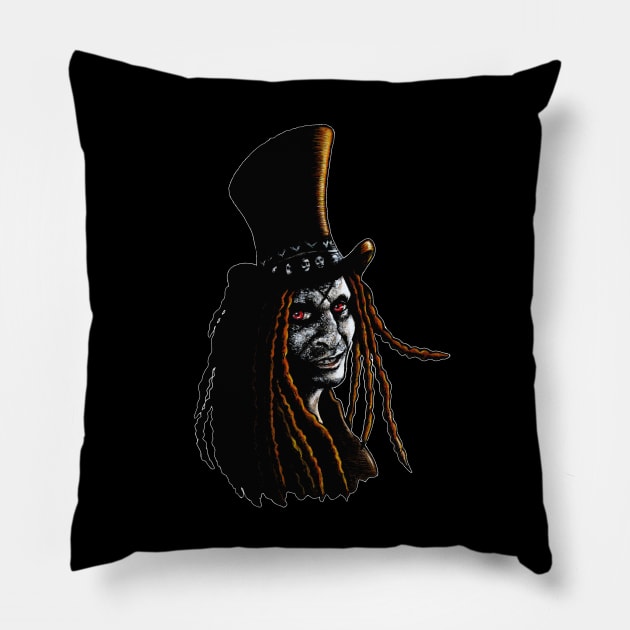 Papa Legba Pillow by rrgomez83