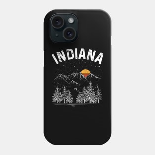 Vintage Retro Indiana State Phone Case