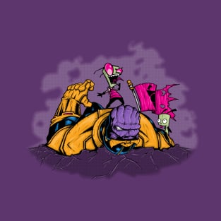 The Invader vs. The Titan! T-Shirt