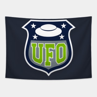 UFO Shield Tapestry