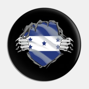 Proud Honduras Flag, Honduras gift heritage, Honduran girl Boy Friend Hondureño Catracha Pin