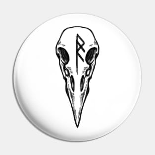 Vals Skull Black Pin