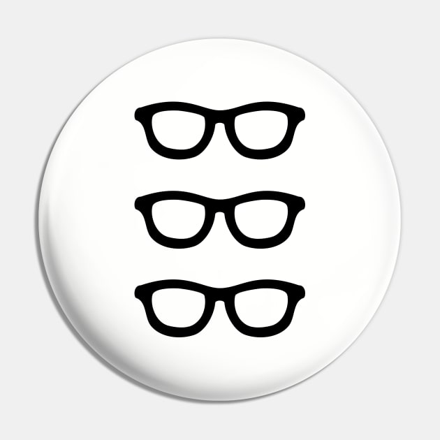 3 Smart Glasses Pin by XOOXOO