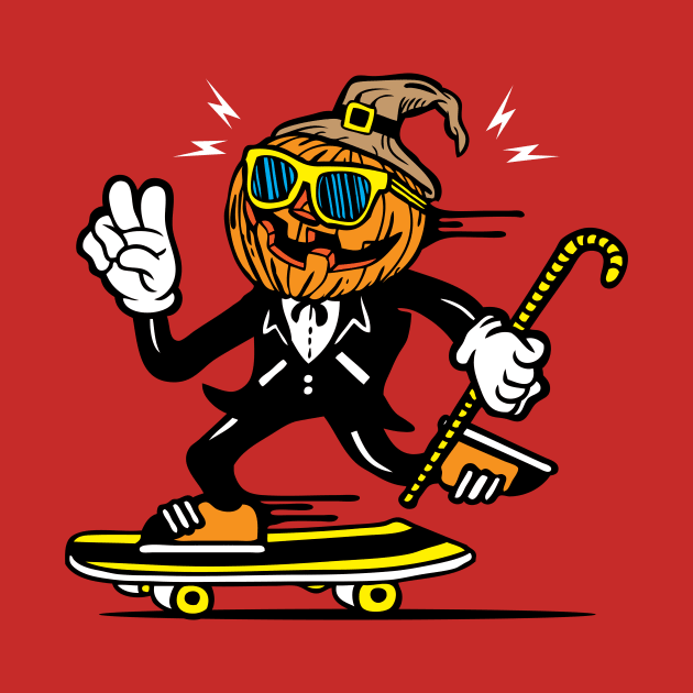 Pumpkin Skater by Weird Banana