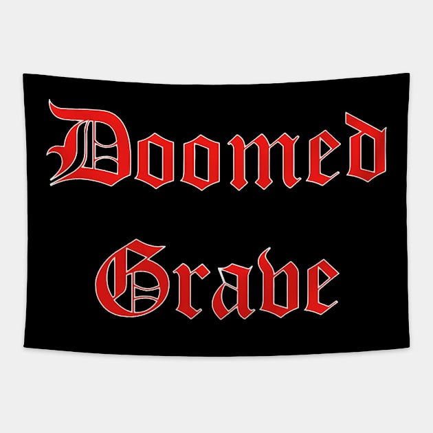 Doomed Grave Tapestry by Digital City Records Group