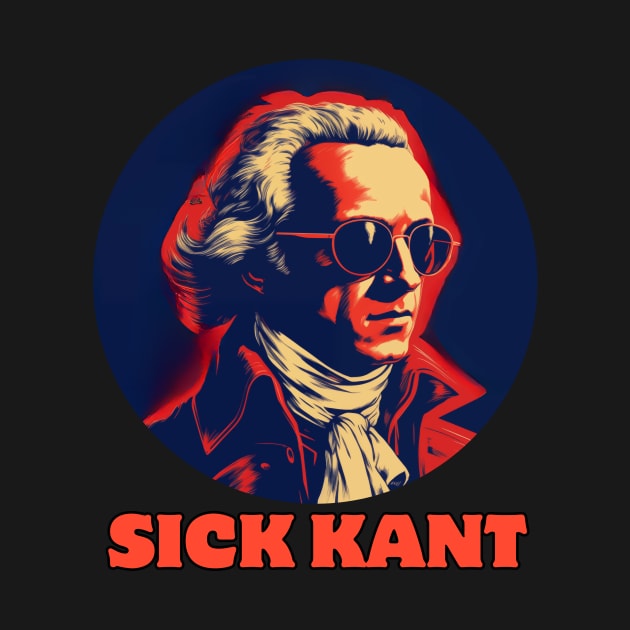 Sick Kant - Immanuel Kant, Philosopher AI Design - Australian Bogan Fun by SocraTees