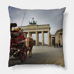 Brandenburg Gate, Berlin City colored Pillow