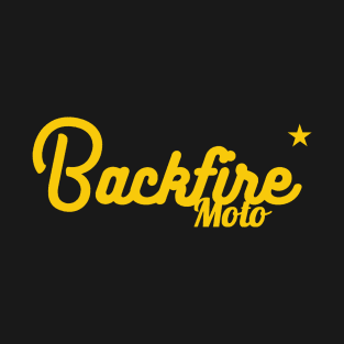 Backfire Moto Yellow Logo T-Shirt