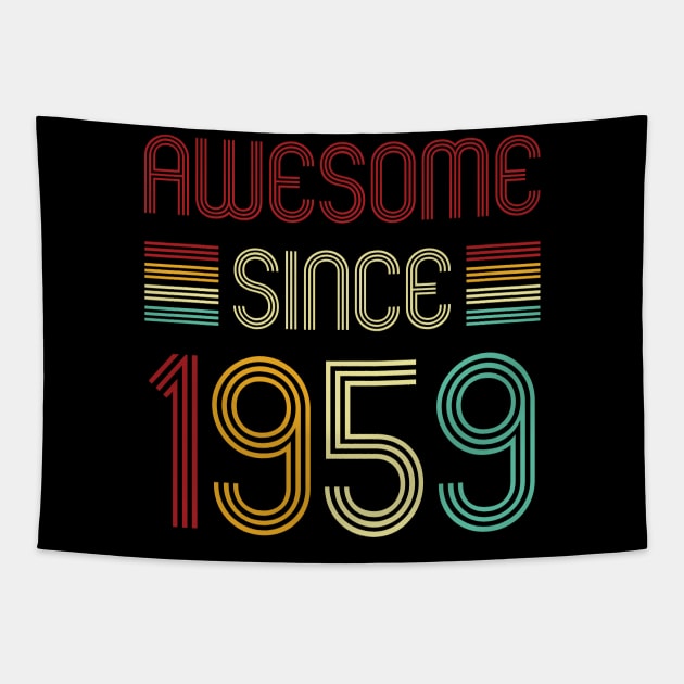 Vintage Awesome Since 1959 Tapestry by Che Tam CHIPS