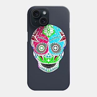 skull in wrestling mask ecopop pattern Phone Case