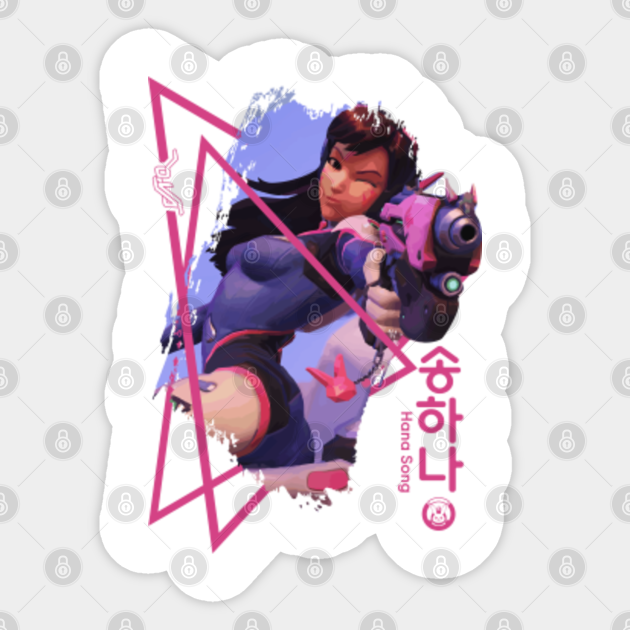 D Va Hana Overwatch Dva Sticker Teepublic Download wallpapers of dva overwatch download free wallpapers for iphone 4,iphone 4s,iphone 5,iphne 5s,iphone se,iphone 6,iphone 6 plus. d va hana overwatch
