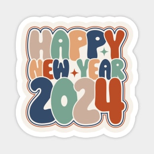 Happy New Year 2024 Magnet