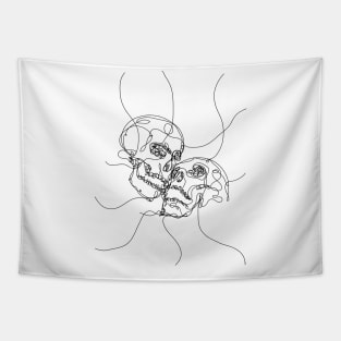 skull lovers Tapestry