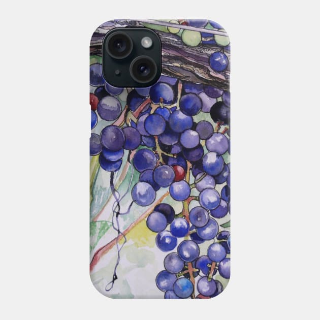 Grapes Phone Case by Zodiart