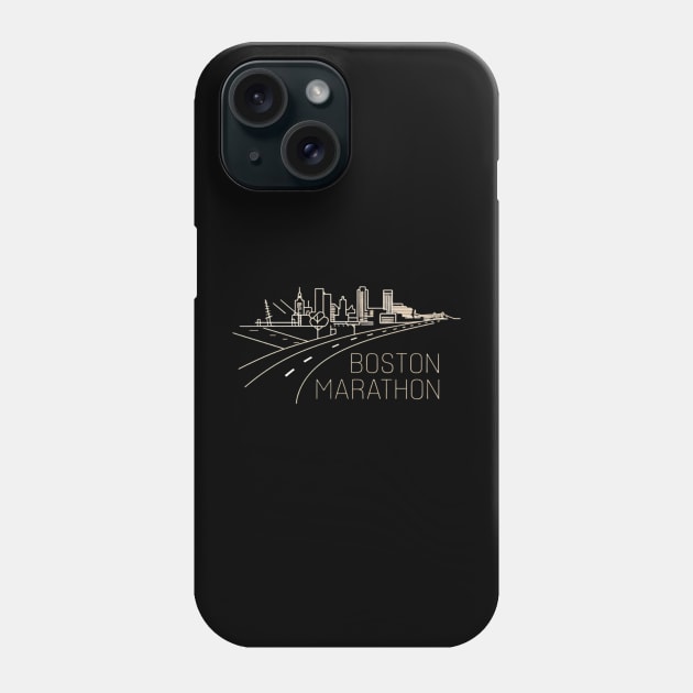 boston marathon Phone Case by CreationArt8