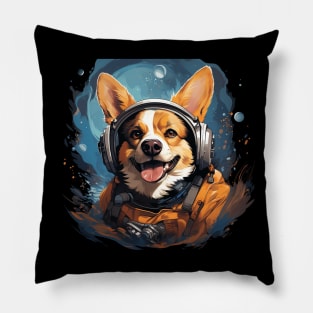 space corgi Pillow