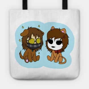 cute creepypasta toby and masky Tote