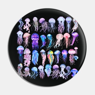 Jellyfish Pattern Pin
